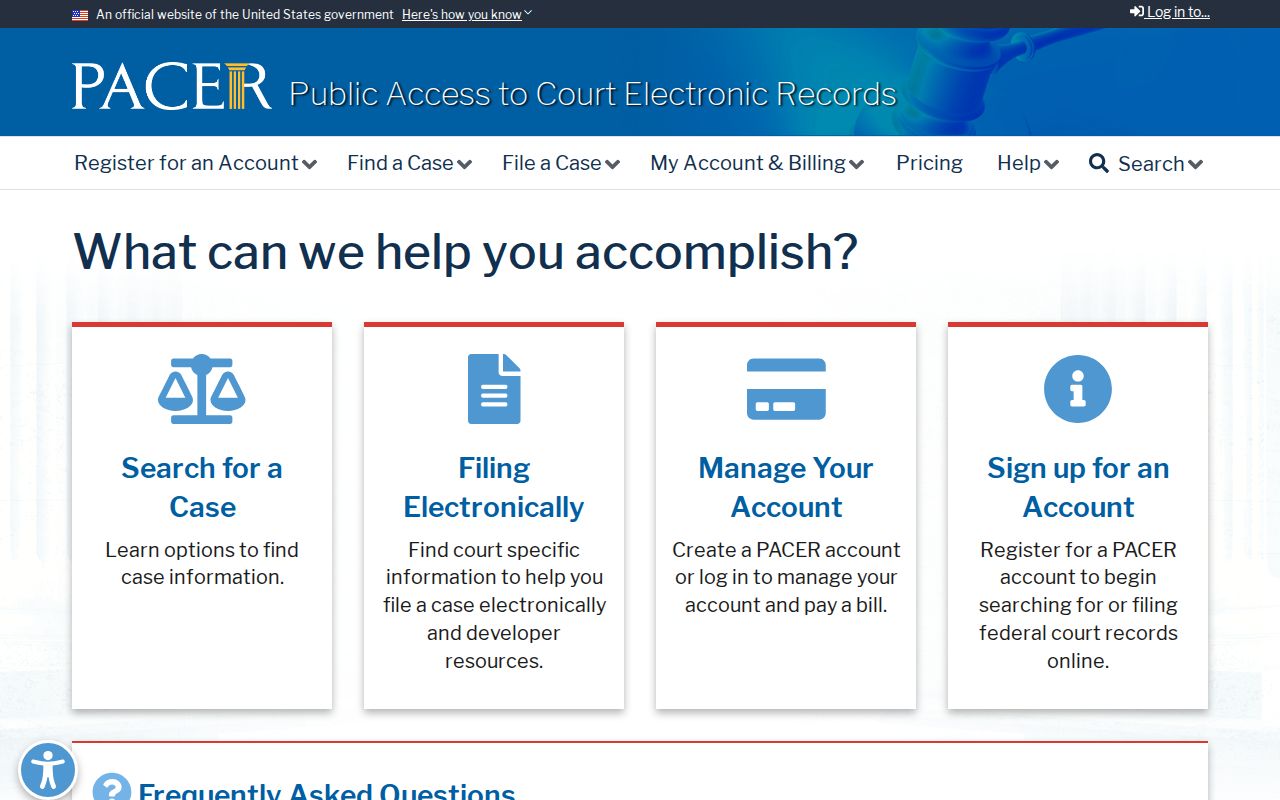 Hickory County criminal court case comparison with the PACER federal docket search